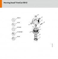 Stihl Mowing head TrimCut 50-2 Spare Parts